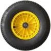 (08) Kruiwagenwiel Geel Zware Uitvoering