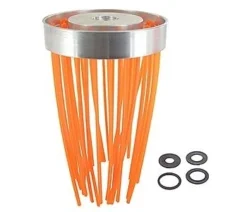 Borstelkop Aluminium Met 18 Nylon Draden