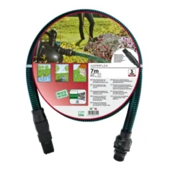 Aanzuigslang-set 1", 7m + Kunststof Zuigkorf