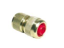 Snelkoppeling Ø 12-18 Mm, Met Stop En Messing Slanghouder