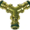 Y-vertakking Met 3 Nippels (messing)