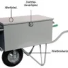 Gereedschaps Kruiwagen Enkel Wiel