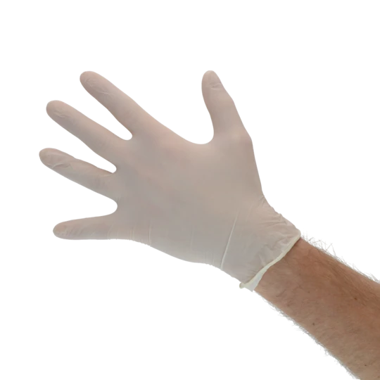 Melkers Handschoen Latex Gepoederd M (7-8) 1 Melkers Handschoen Latex Gepoederd M (7-8)