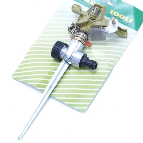 Messing Sectorsproeier 1/2" Op Spike, Met Doorvoer 1 Messing Sectorsproeier 1/2" Op Spike, Met Doorvoer